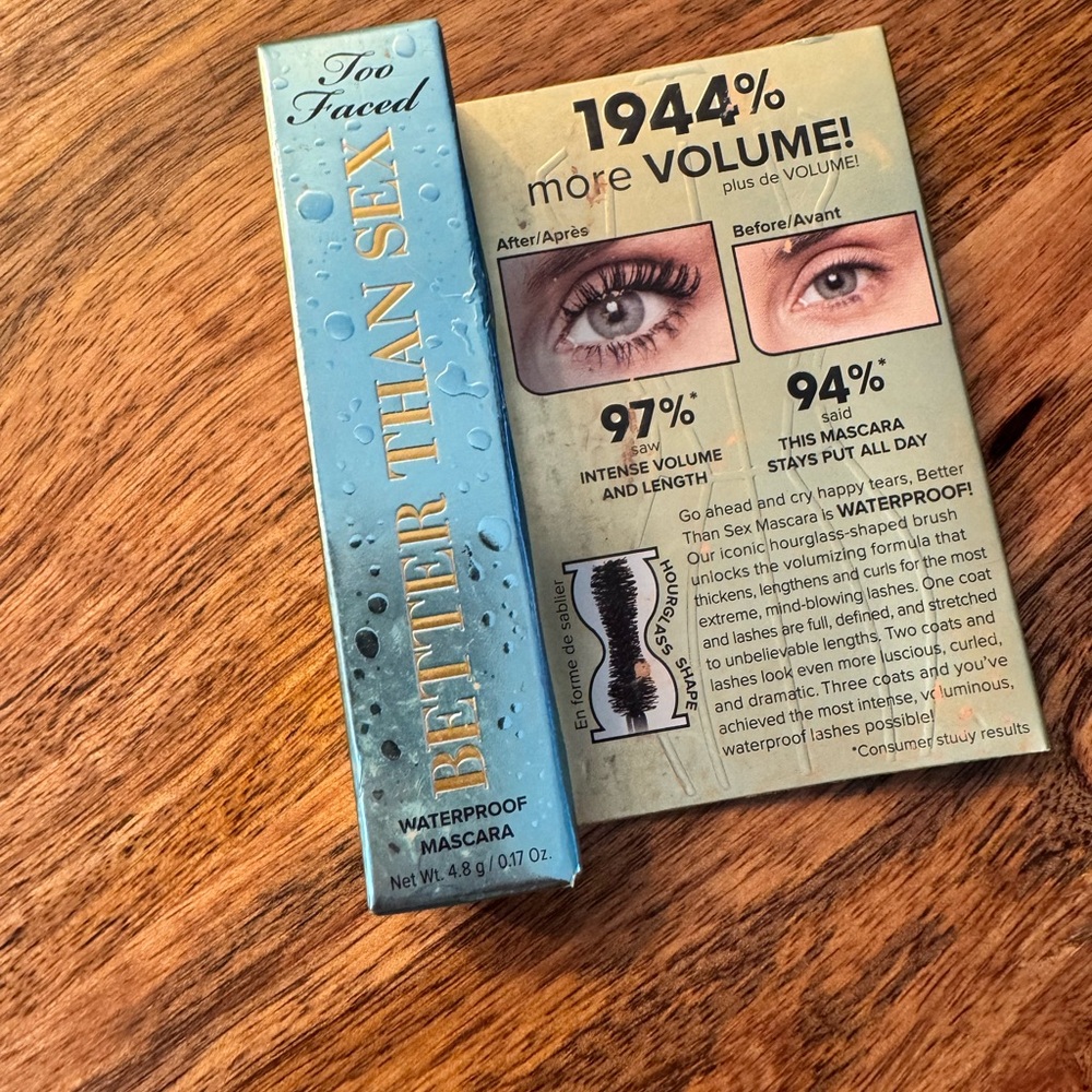 Too faced better than sex mascara waterproof